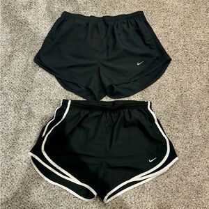 *Bundle* Nike Women's Black and White Trim Athletic Shorts